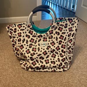 SWIG- Luxy Leopard Loopi Tote Bag